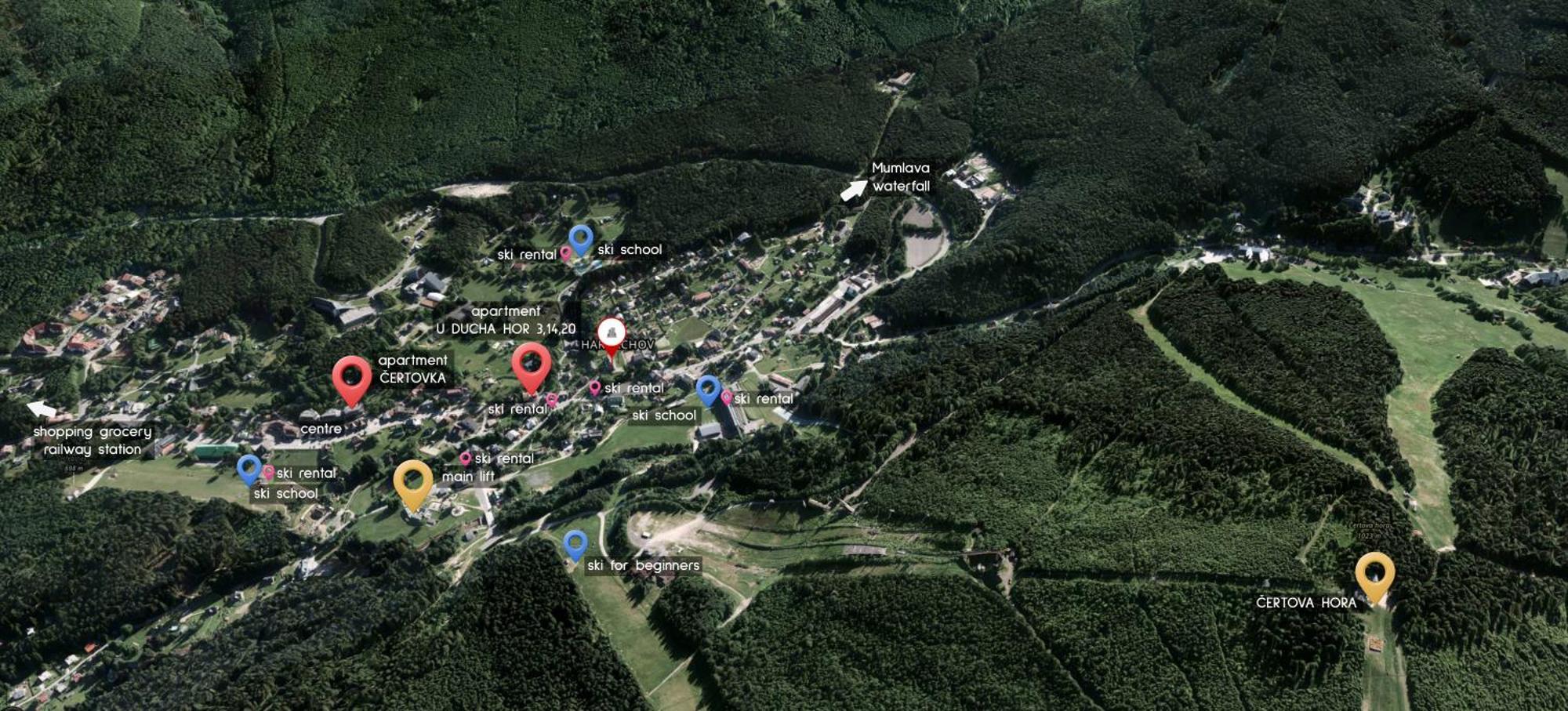 Enjoy Harrachov - Atraktivní slunné studio Čertovka v centru Harrachova s herní konzolí, Netflix, jedinečným výhledem na Čertovu horu a areál skokanských můstků se sjezdovkou Extérieur photo